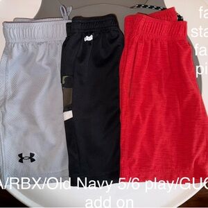 Under Armour, RBX, Old Navy Kids' Athletic Shorts